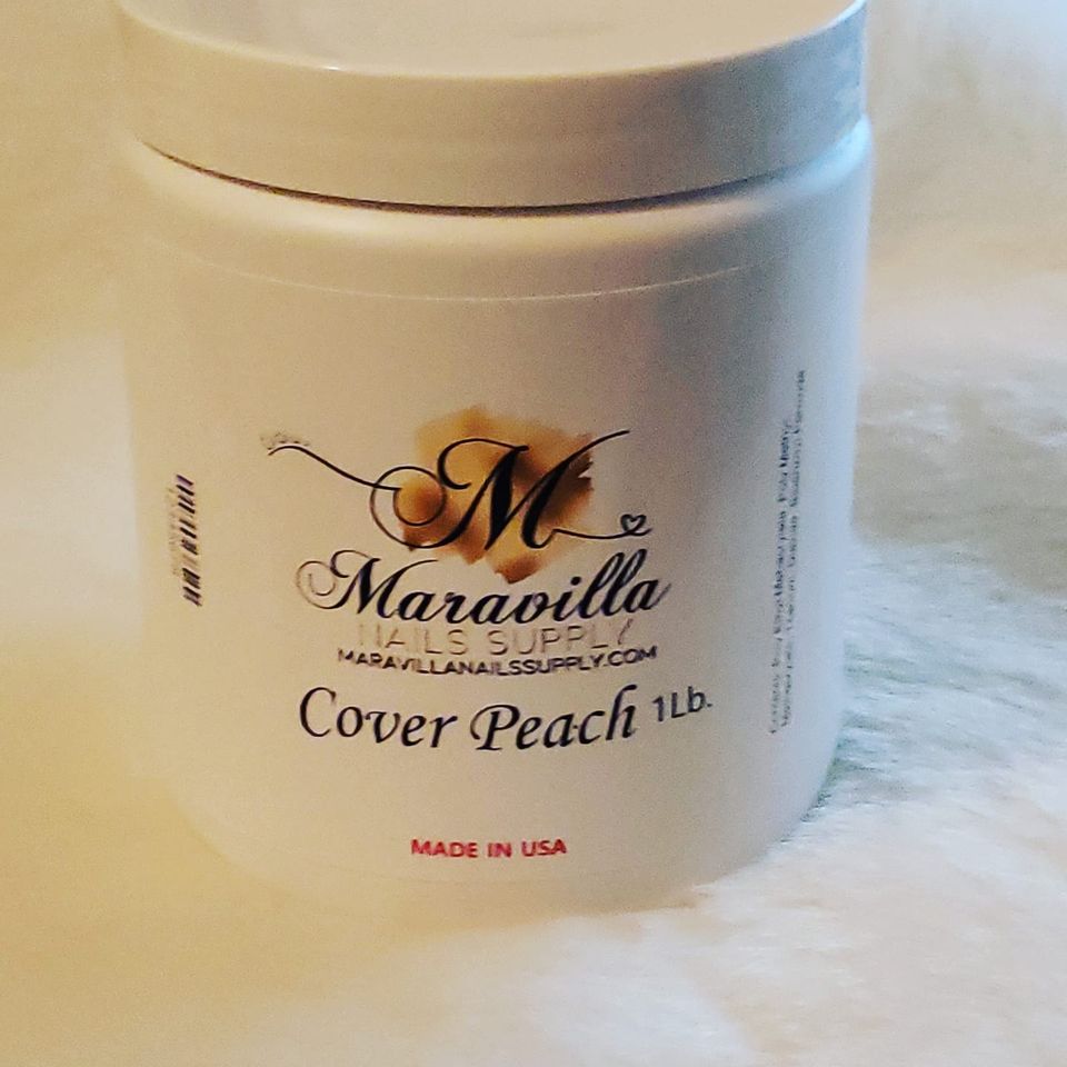 1lb Peach Cover Powder