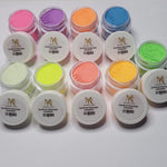 Glow in the dark pigment set