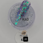 1oz Glitter mixed acrylic K-40