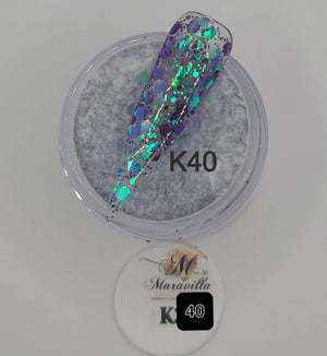 1oz Glitter mixed acrylic K-31