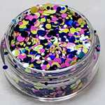 10g Glitter #GN01 (Black and Gold Glitter)