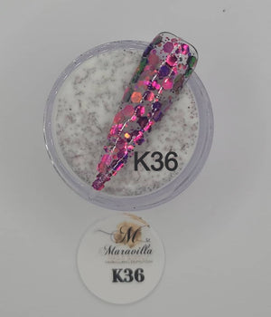 1oz Glitter mixed acrylic K-37