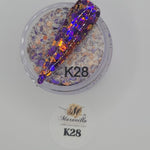 1oz Glitter mixed acrylic K-30