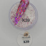 1oz Glitter mixed acrylic K-40