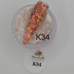 1oz Glitter mixed acrylic K-29