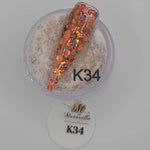 1oz Glitter mixed acrylic K-28