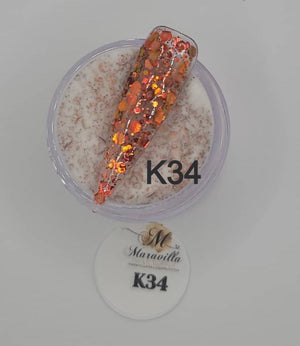 1oz Glitter mixed acrylic K-38