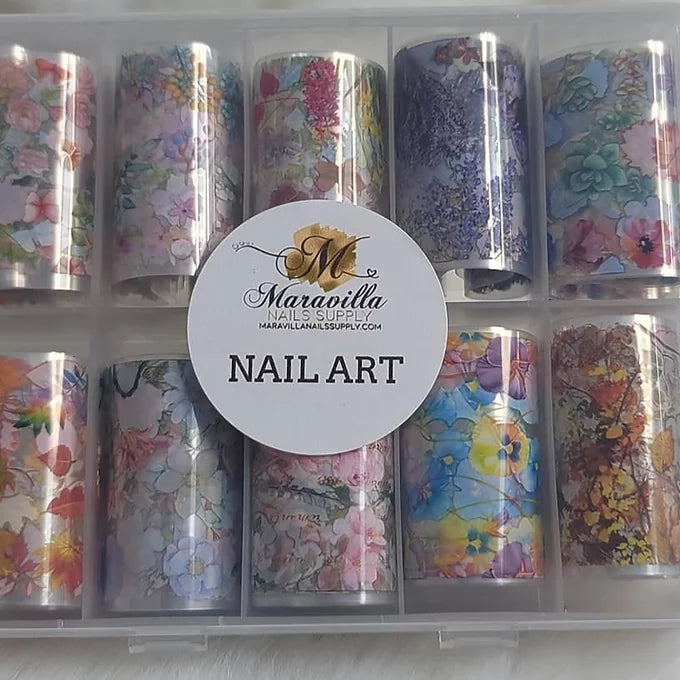 Floral Nail Foil